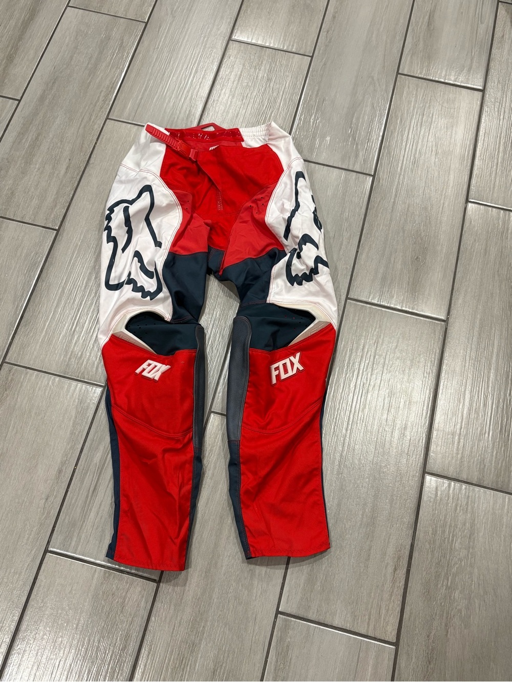 #13. Fox 180 men’s Red/White Motocross Pants